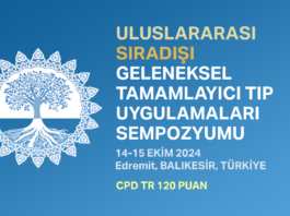 Uluslararası Sıradışı Geleneksel Tamamlayıcı Tıp Uygulamaları Sempozyumu afişi